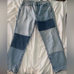 Pac Sun Patched Jeans